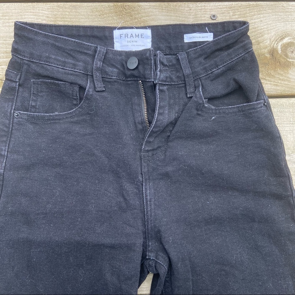 ** Frame denim revolve le skinny de Jeanne black jeans 25 - Picture 5 of 8